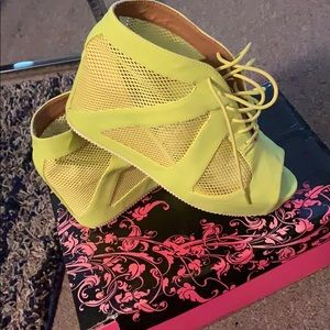 Hidden wedge open toe wedges!